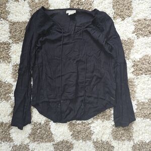 Billabong Women's Black Long Sleeve Top